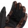 Gants Femmes HELSTONS GANTS HELSTONS ONE LADY HIVER TISSU TECHNIQUE-CUIR NOIR-CAMEL FEMME 20180086 NC