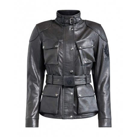 Women's Jackets BELSTAFF BELSTAFF TRIALMASTER PRO W LADY LEATHER JACKET BLACK 42050011
