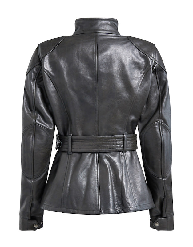 VESTE BELSTAFF TRIALMASTER PRO W LADY CUIR NOIR 42050011