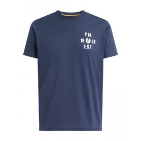 Tee-Shirts Hommes BELSTAFF TEE-SHIRT BELSTAFF MCCALLEN BLEU NAVY 41140013NAVY