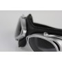 Goggles NANNINI LUNETTES NANNINI STREETFIGHTER CHROME MAT / NOIR ECRAN FUME AB STRE-1158-6021