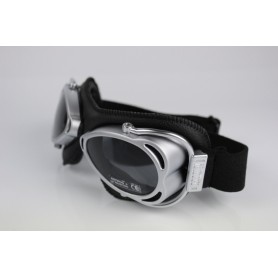 Goggles NANNINI LUNETTES NANNINI STREETFIGHTER CHROME MAT / NOIR ECRAN FUME AB STRE-1158-6021