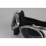 Goggles NANNINI LUNETTES NANNINI STREETFIGHTER CHROME MAT / NOIR ECRAN FUME AB STRE-1158-6021