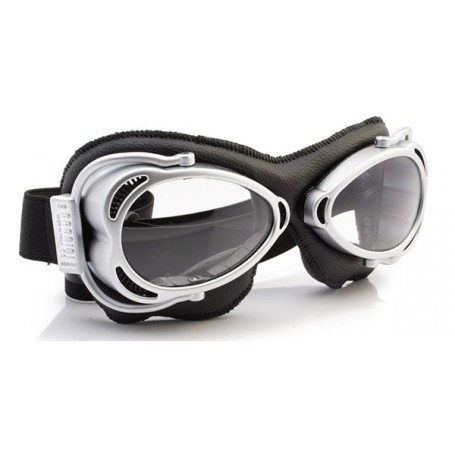 Goggles NANNINI LUNETTES NANNINI STREETFIGHTER CHROME / NOIR ECRAN FUME AB STRE-1150-6021