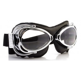 Goggles NANNINI LUNETTES NANNINI STREETFIGHTER CHROME / NOIR ECRAN CLAIR AB STRE-1150-6020