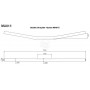 Guidons RIZOMA DRAG BAR RIZOMA MA015 MA015