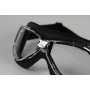 Goggles NANNINI LUNETTES NANNINI RIDER CHROME NOIR ECRAN CLAIR AB RID-1150-6520