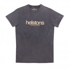 Tee-Shirts Hommes HELSTONS T-SHIRT HELSTONS CORPORATE COTON NOIR