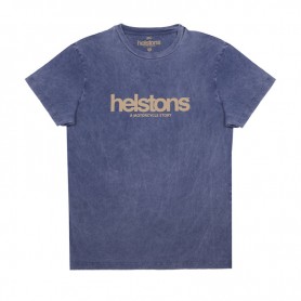 Tee-Shirts Hommes HELSTONS T-SHIRT HELSTONS CORPORATE COTON BLEU