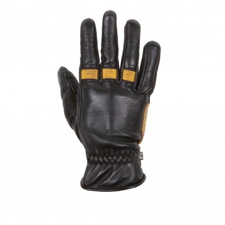 Gants HELSTONS GANTS HELSTONS VELVET ÉTÉ CUIR SOFT NOIR-GOLD T8 20160161 NG