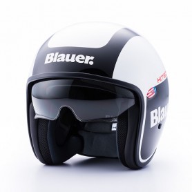 Jets Helmets BLAUER BLAUER PILOT 1.1 GRAPHIC G WHITE/BLACK BRIGHT HELMET BLCJ206