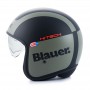 Jets Helmets BLAUER BLAUER PILOT 1.1 GRAPHIC G BLACK MATTE/GREEN KAKI HELMET BLCJ204