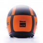 Jets Helmets BLAUER BLAUER PILOT 1.1 GRAPHIC G BLACK MATTE/ORANGE HELMET BLCJ205