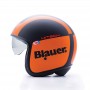 Jets Helmets BLAUER BLAUER PILOT 1.1 GRAPHIC G BLACK MATTE/ORANGE HELMET BLCJ205