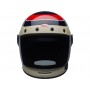 Casques BELL CASQUE BELL BULLITT CARBON HUSTLE MAT/ROUGE BRILLANT/SABLE/BLEU CANDY 800000550368