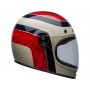 Casques BELL CASQUE BELL BULLITT CARBON HUSTLE MAT/ROUGE BRILLANT/SABLE/BLEU CANDY 800000550368