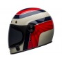 Casques BELL CASQUE BELL BULLITT CARBON HUSTLE MAT/ROUGE BRILLANT/SABLE/BLEU CANDY 800000550368