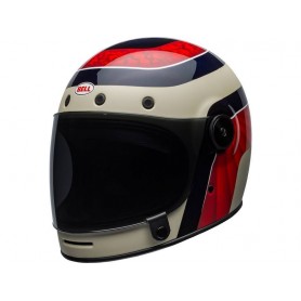 Casques BELL CASQUE BELL BULLITT CARBON HUSTLE MAT/ROUGE BRILLANT/SABLE/BLEU CANDY 800000550368