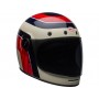 Casques BELL CASQUE BELL BULLITT CARBON HUSTLE MAT/ROUGE BRILLANT/SABLE/BLEU CANDY 800000550368