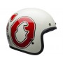 Casques BELL CASQUE BELL CUSTOM 500 DLX SE RDS WFO BRILLANT BLANC/ROUGE 800000660268