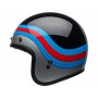 Casques BELL CASQUE BELL CUSTOM 500 DLX PULSE BRILLANT NOIR/BLEU/ROUGE 800000670168