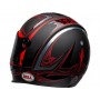 Casques BELL CASQUE BELL ELIMINATOR HART LUCK MAT BRILLANT NOIR/ROUGE/BLANC 800000980168