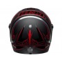 Casques BELL CASQUE BELL ELIMINATOR HART LUCK MAT BRILLANT NOIR/ROUGE/BLANC 800000980168