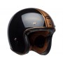 Casques BELL CASQUE BELL CUSTOM 500 DLX RALLY BRILLANT NOIR/BRONZE 800000974968