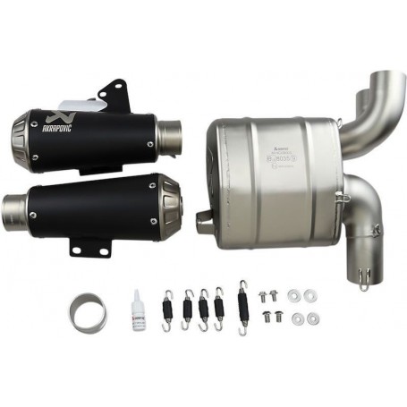 Mufflers AKRAPOVIC AKRAPOVIC SLIP-ON LINE MUFFLER TITANIUM S-D8SO3-HCUBTBL S-D8SO3-HCUBTBL