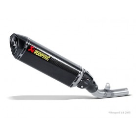 Mufflers AKRAPOVIC AKRAPOVIC SLIP-ON LINE MUFFLER CARBON S-K8SO1-HRC S-K8SO1-HRC