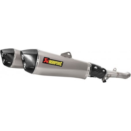 Mufflers AKRAPOVIC AKRAPOVIC SLIP-ON LINE MUFFLER TITANIUM S-K14SO6-HZAAT S-K14SO6-HZAAT