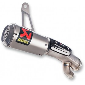 Mufflers AKRAPOVIC AKRAPOVIC SLIP-ON LINE MUFFLER TITANIUM S-B10SO8-CUBT S-B10SO8-CUBT