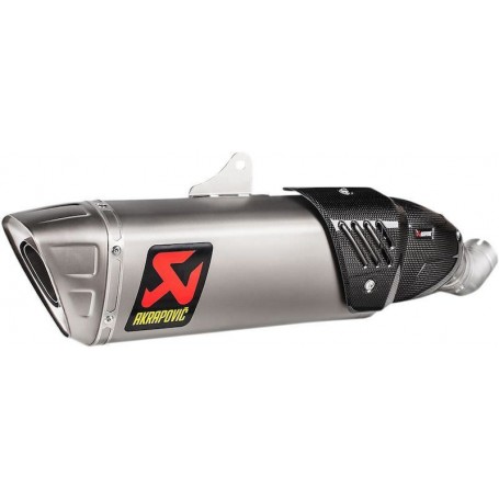 Mufflers AKRAPOVIC AKRAPOVIC EXHAUST MUFFLER SLIP-ON TITANIUM S-H10SO17-HAPXLT S-H10SO17-HAPXLT