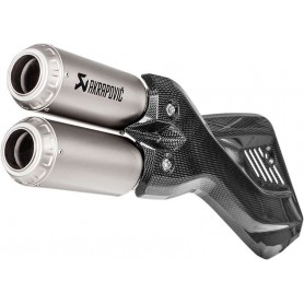 Mufflers AKRAPOVIC AKRAPOVIC SLIP-ON LINE MUFFLER TITANIUM S-D9SO10-HIFFT S-D9SO10-HIFFT