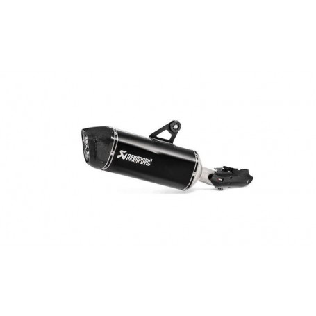 Mufflers AKRAPOVIC AKRAPOVIC SLIP-ON LINE MUFFLER BLK TITANIUM R1250GS S-B12SO23-HAATBL S-B12SO23-HAATBL