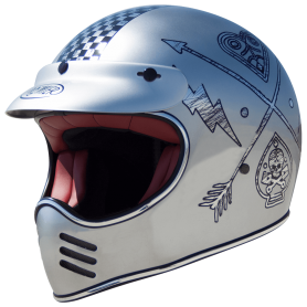 Helmets PREMIER CASQUE PREMIER MX NX CHROMED MX NX CHROMED