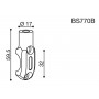 Adaptateurs Rétroviseurs RIZOMA ADAPTATEUR RETROVISEUR UNIVERSEL 10X1.25 RIZOMA BS770B BS770B