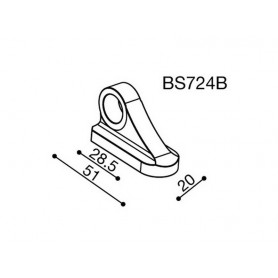 Mirrors Adapters RIZOMA ADAPTATEUR RETROVISEUR RIZOMA BS724 BS724B