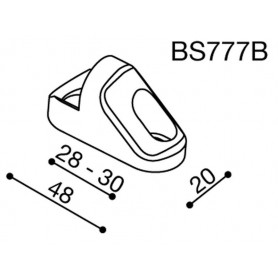 Mirrors Adapters RIZOMA ADAPTATEUR RETROVISEUR RIZOMA BS777 BS777B