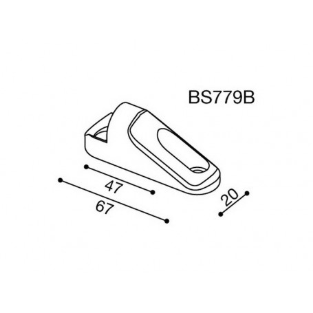 Mirrors Adapters RIZOMA ADAPTATEUR RETROVISEUR -1PC RIZOMA BS779 BS779B