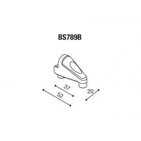 Mirrors Adapters RIZOMA ADAPTATEUR RETROVISEUR RIZOMA BS789 BS789B