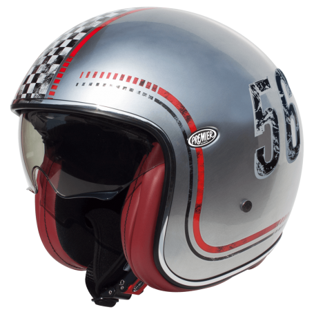 Helmets PREMIER CASQUE PREMIER VINTAGE FL CHROMED VINTAGE FL CHROMED