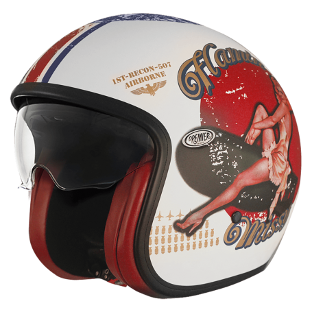 Helmets PREMIER CASQUE PREMIER VINTAGE PIN UP U8 BM VINTAGE PIN UP U8 BM