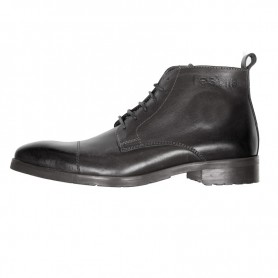 Demi-bottes Hommes HELSTONS DEMI-BOTTES HELSTONS HERITAGE CUIR ANILINE CIRÉ NOIR 20180068 NCI