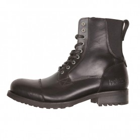 Demi-bottes Hommes HELSTONS DEMI-BOTTES HELSTONS STEVE CUIR ANILINE & STRETCH NOIR 20190044 NO