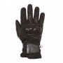 Men's Gloves HELSTONS GANTS HELSTONS CURTIS HIVER CUIR & TISSU WAX NOIR 20190047 NO