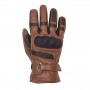 Gants Hommes HELSTONS GANTS HELSTONS VERTIGO HIVER CUIR CAMEL NOIR 20190050 CN