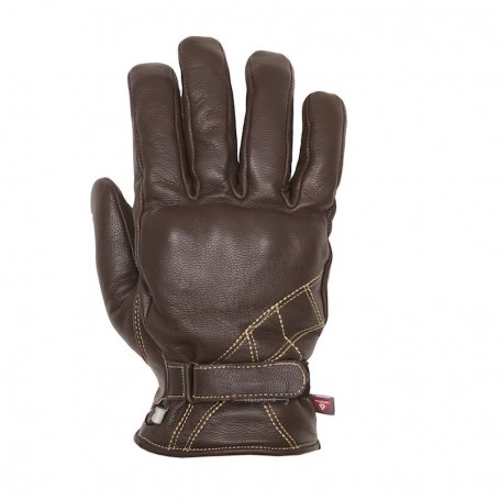 Gants Hommes HELSTONS GANTS HELSTONS WAVE HIVER CUIR MARRON 20190051 M