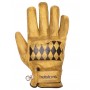 Men's Gloves HELSTONS GANTS HELSTONS DIAMOND HIVER CUIR GOLD NOIR 20190055 GNO