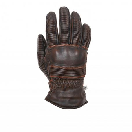 Gants Hommes HELSTONS GANTS HELSTONS TORONADO HIVER CUIR PULL UP MARRON PRIMALOFT T9 20170025 M